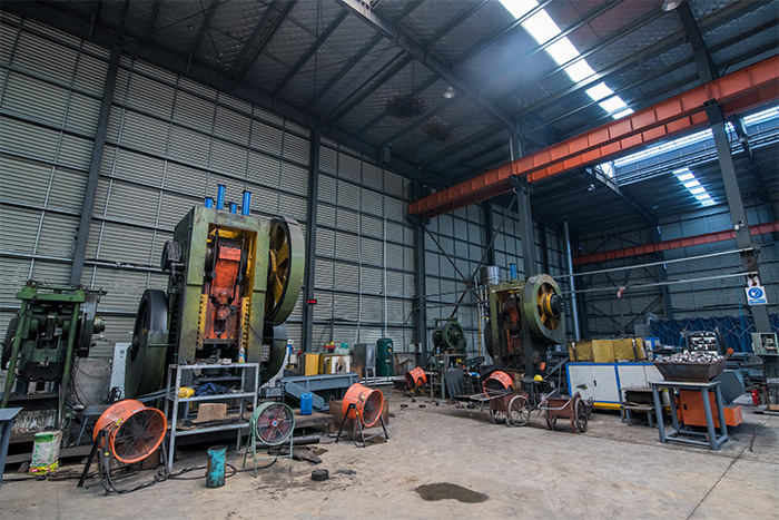 富德网架配件-锥头加工车间